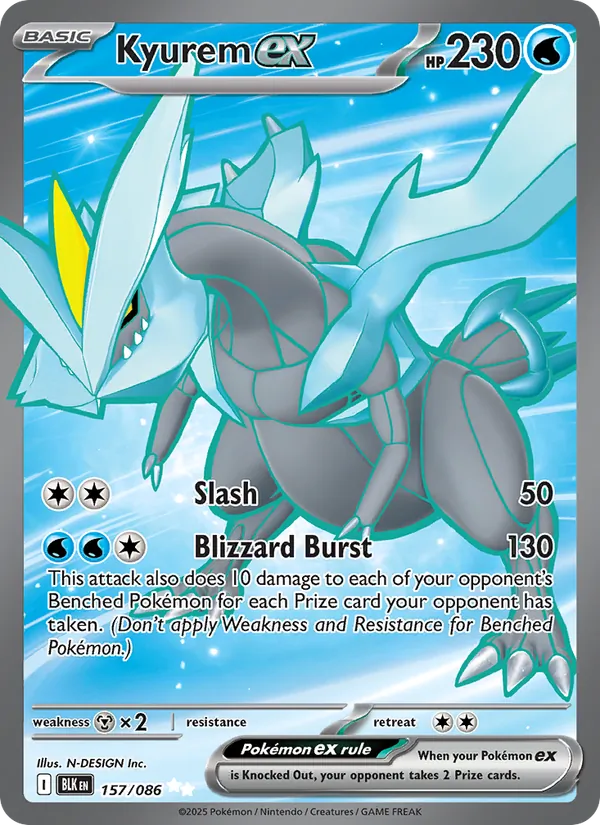Kyurem ex, Black Bolt No. 157
