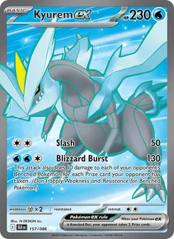 Kyurem ex, Black Bolt No. 157 Holo