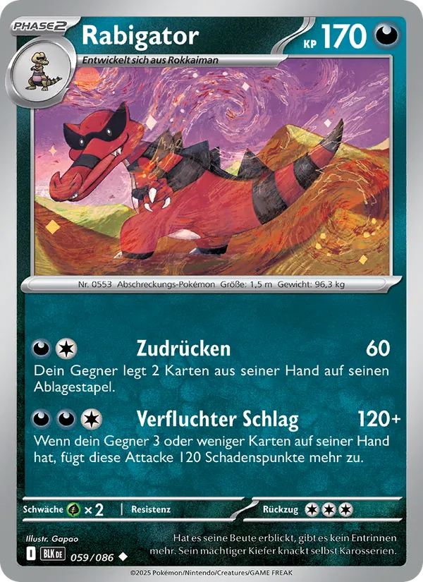 Rabigator, Schwarze Blitze No. 059