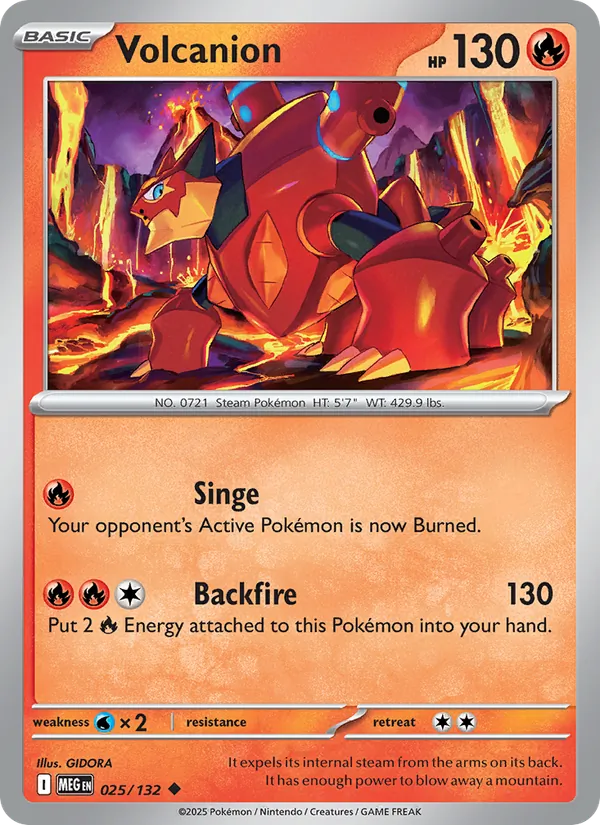 Volcanion, Mega Evolution No. 025