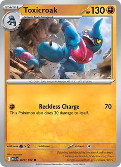 Toxicroak, Mega Evolution Nº 079 Normal