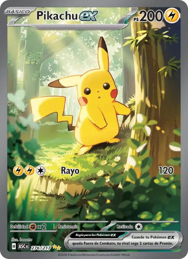 Pikachu ex, Héroes Ascendentes No. 276