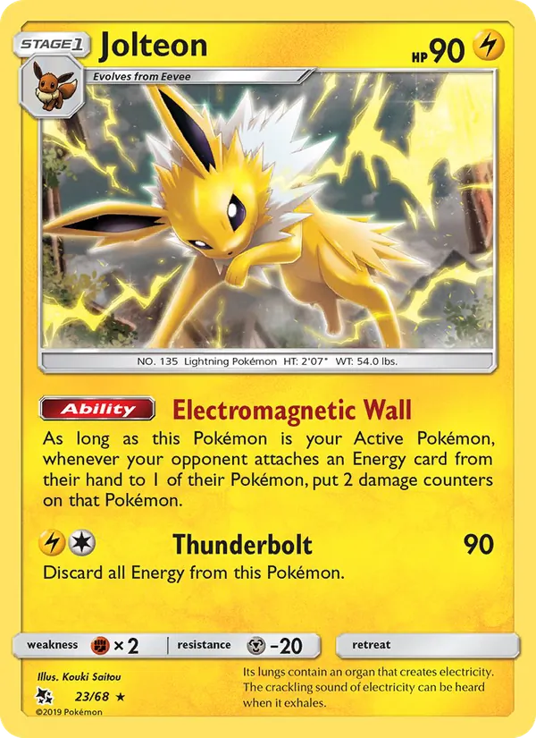 Jolteon, Hidden Fates No. 23