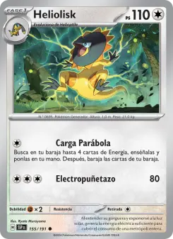 Heliolisk, Chispas Fulgurantes No. 155 Normal