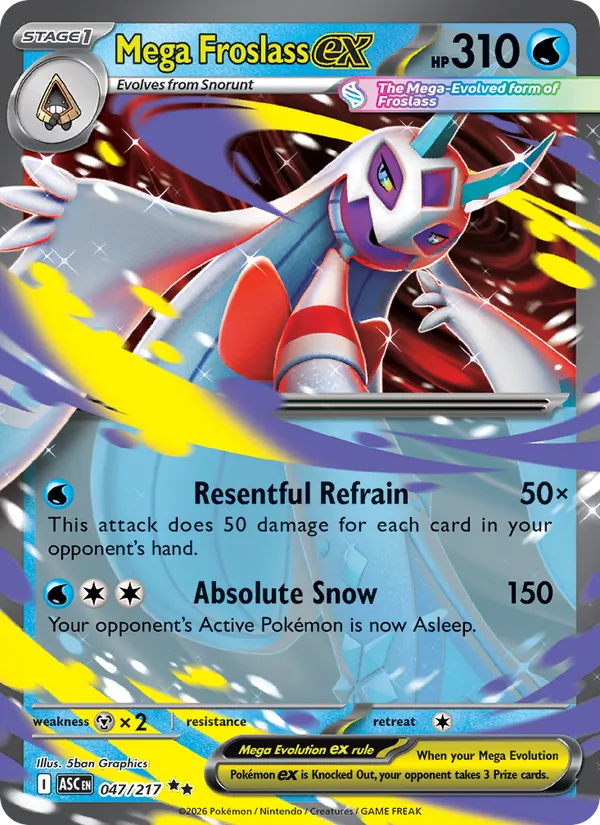 Mega Froslass ex, Ascended Heroes No. 047