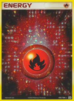 Fire Energy, Emerald Nº 102 Holo