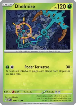 Dhelmise, Megaevolución No. 018 Normal