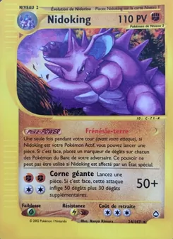 Nidoking, Aquapolis Nº 24 Normal