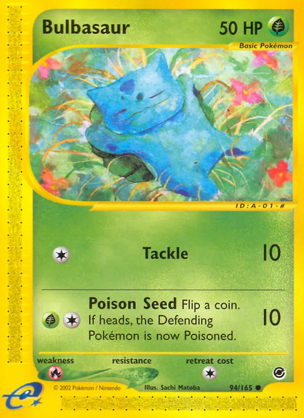 Bulbasaur, Expedition Base Set No. 94