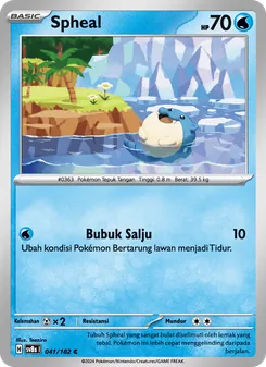 Spheal, Kilat Rasi No. 041 Normal