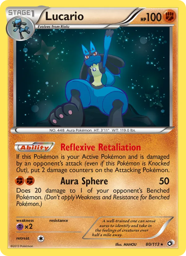 Lucario, Legendary Treasures Nº 80