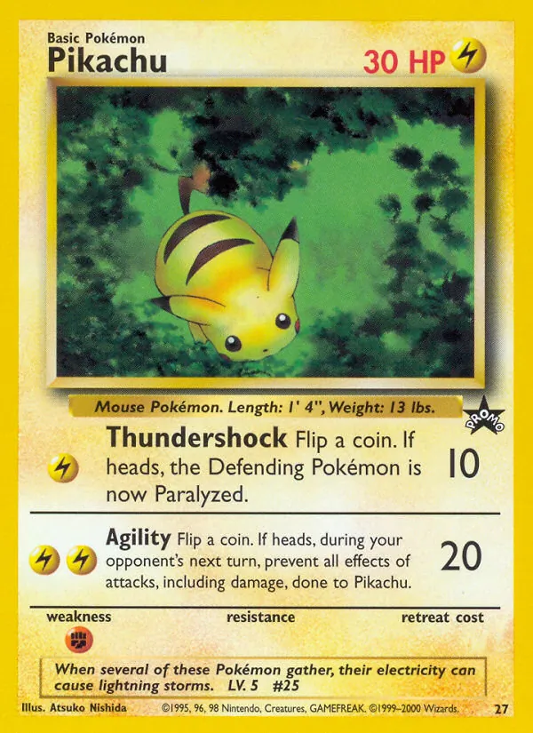 Pikachu, Wizards Black Star Promos Nº 27