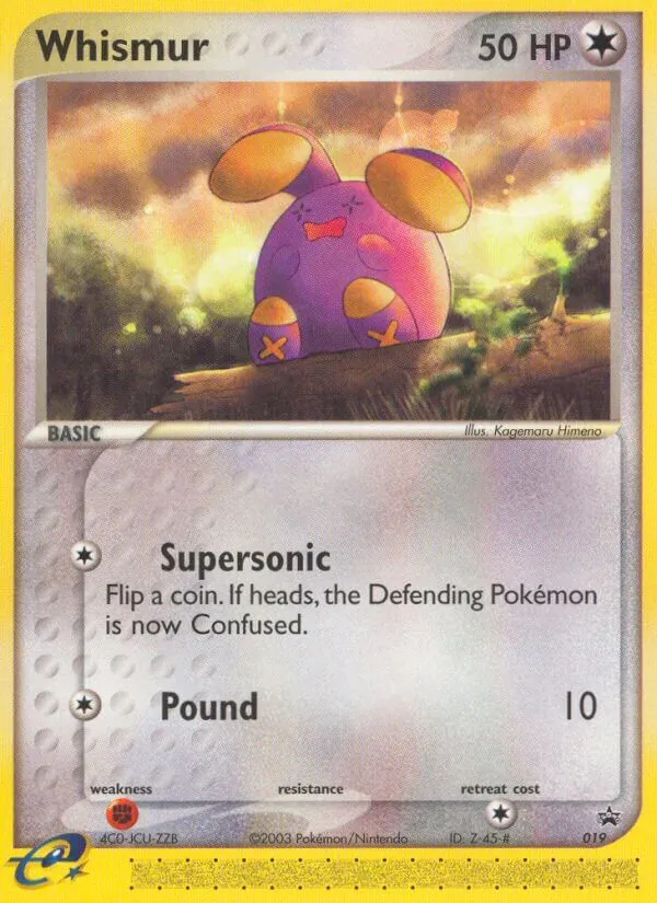 Whismur, Nintendo Black Star Promos Nº 19