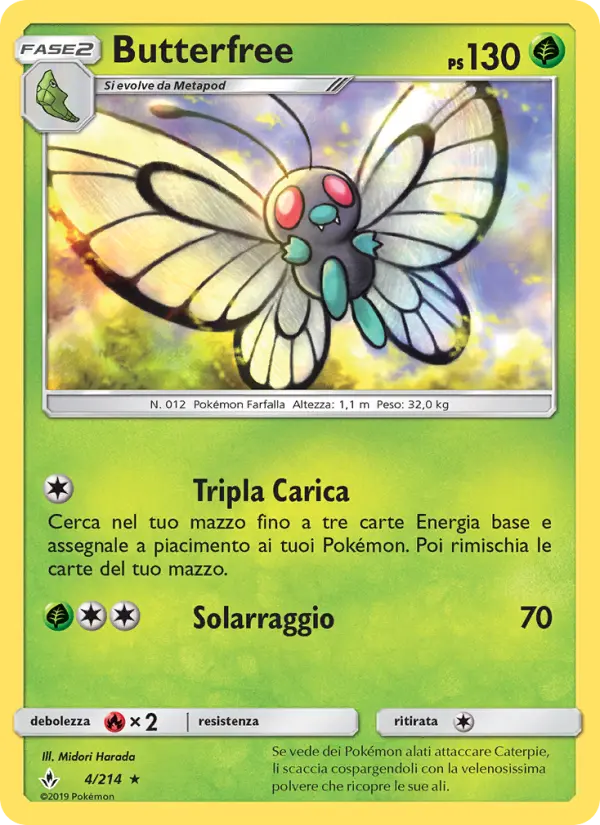 Butterfree, Legami Inossidabili No. 4