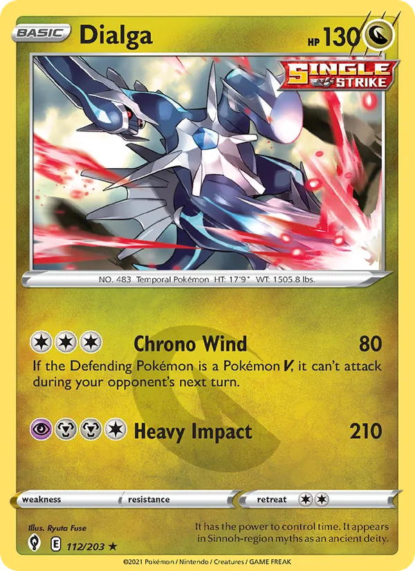 Dialga, Evolving Skies No. 112