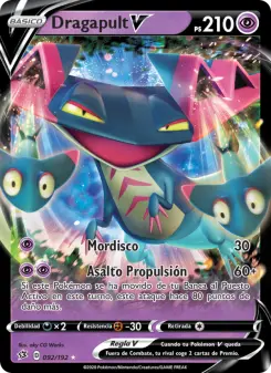 Dragapult V, Choque Rebelde No. 92 Holo