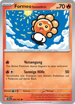 Formeo Sonnenform, Stürmische Funken No. 020 Normal