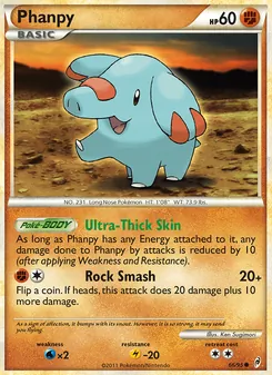 Phanpy, Call of Legends Nº 66 Normal