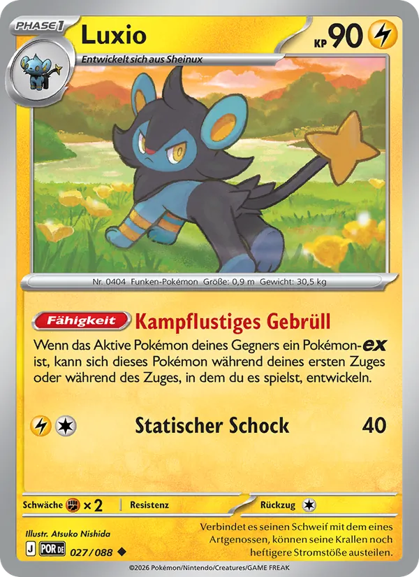 Luxio, Optimale Ordnung No. 027