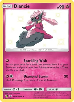 Diancie, Hidden Fates Shiny Vault No. SV36 Normal