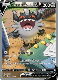 Perrserker de Galar V, Origen Perdido Nº 184 Holo