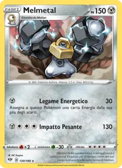 Melmetal, Fiamme Oscure Nº 130 Normal