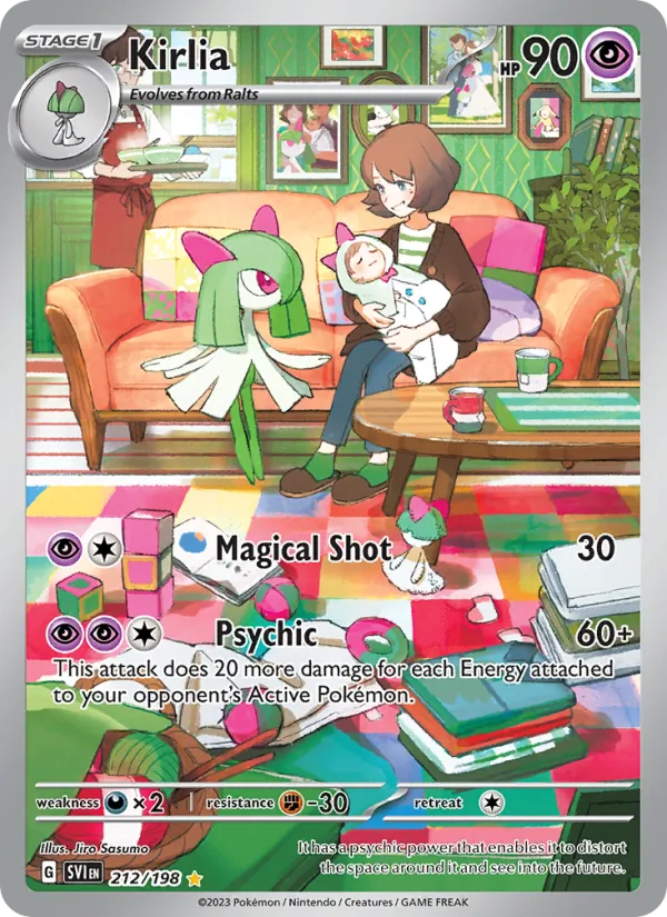 Kirlia, Scarlet & Violet No. 212
