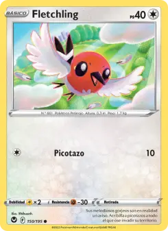 Fletchling, Tempestad Plateada No. 150 Normal