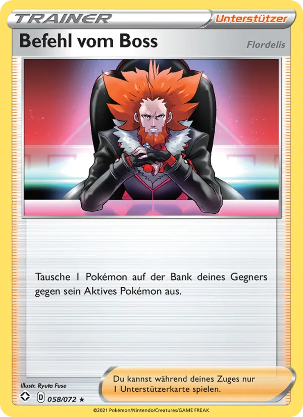 Befehl vom Boss, Glänzendes Schicksal No. 58