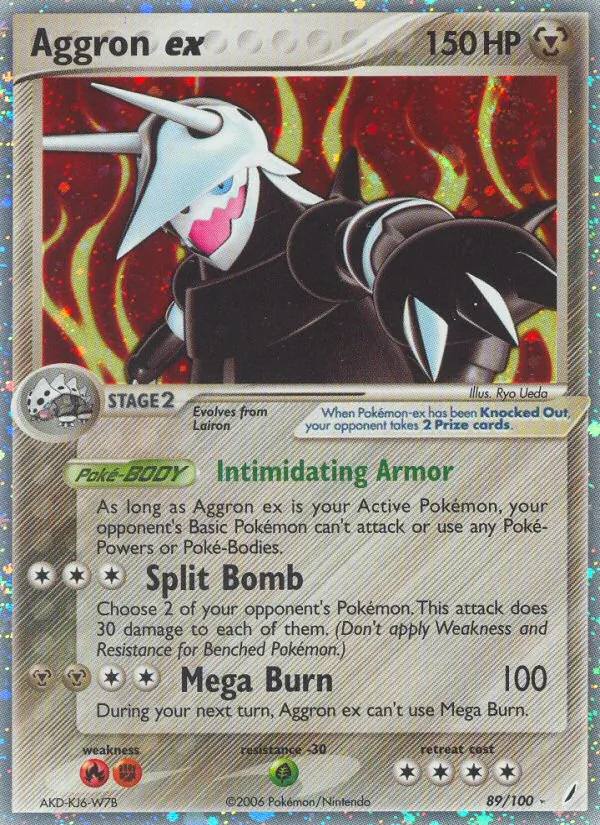 Aggron ex, Crystal Guardians No. 89