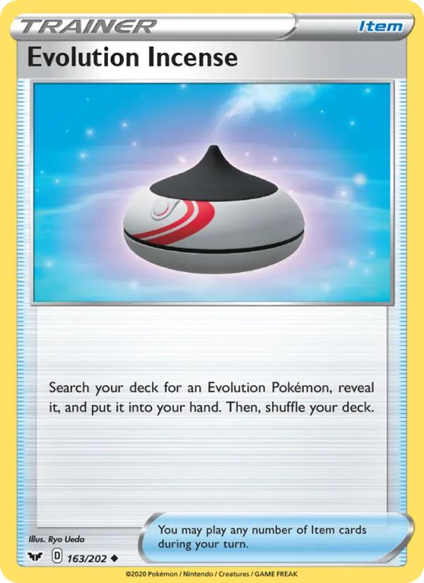 Evolution Incense, Sword & Shield Nº 163