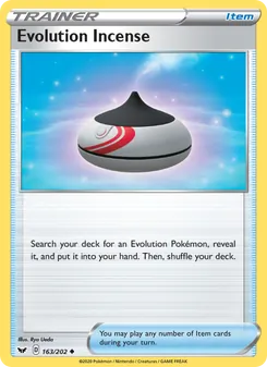 Evolution Incense, Sword & Shield Nº 163 Normal