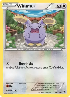 Whismur, Fuerzas Fantasmales Nº 83 Normal