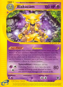 Alakazam, Expedition Base Set Nº 33 Normal
