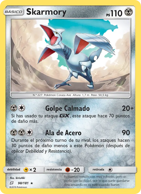 Skarmory, Union de Aliados No. 98