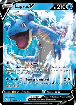 Lapras V, Schwert & Schild No. 49 Holo