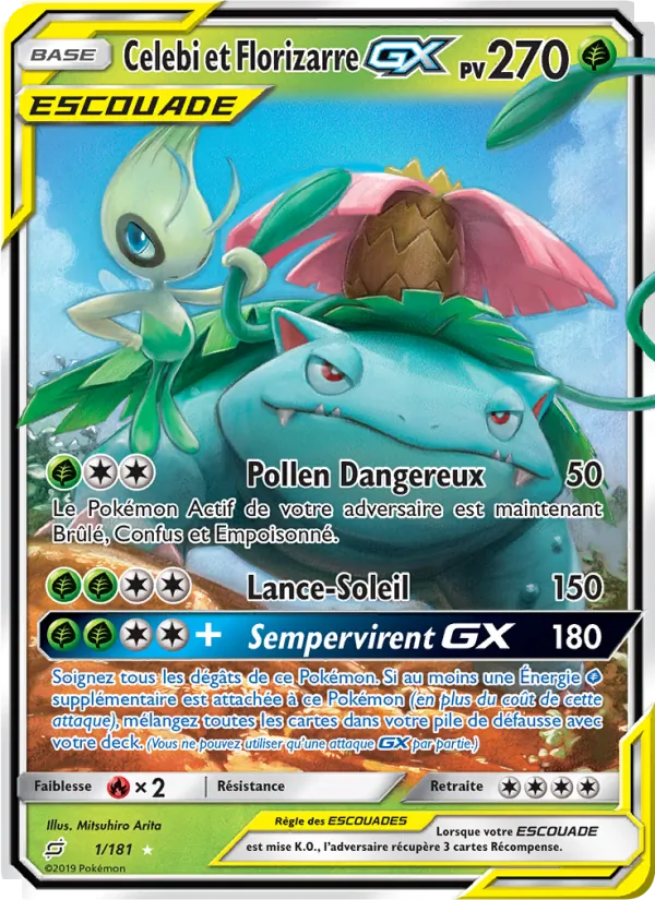 Celebi et Florizarre GX, Duo de Choc Nº 1