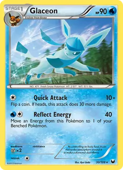 Glaceon, Dark Explorers No. 30 Normal