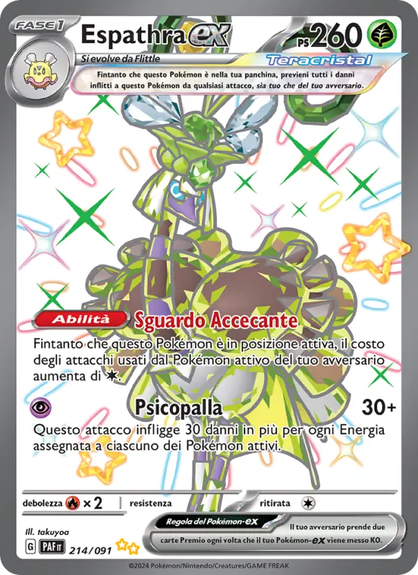 Espathra-ex, Destino di Paldea Nº 214