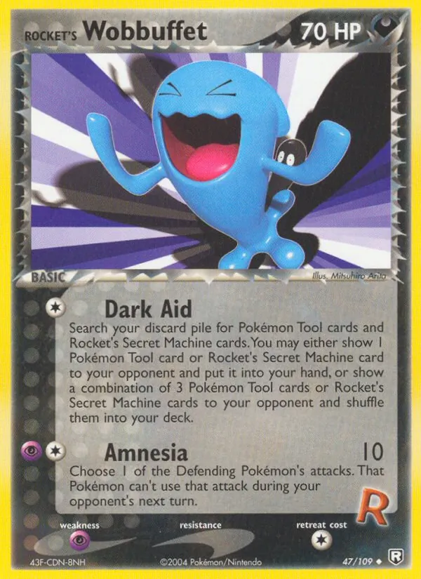 Rocket's Wobbuffet, Team Rocket Returns No. 47