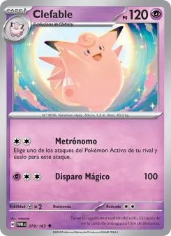 Clefable, Mascarada Crepuscular No. 079 Normal