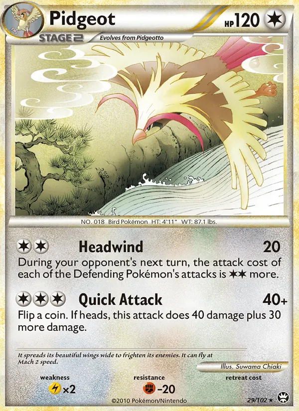 Pidgeot, Triumphant No. 29