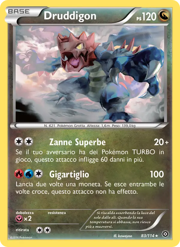 Druddigon, Vapori Accesi No. 83