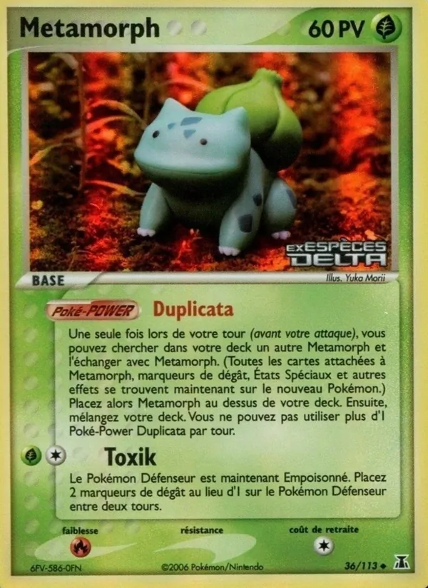 Metamorph, EX Espèces Delta Nº 36