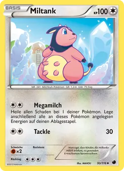 Miltank, Plasma-Frost No. 93 Normal