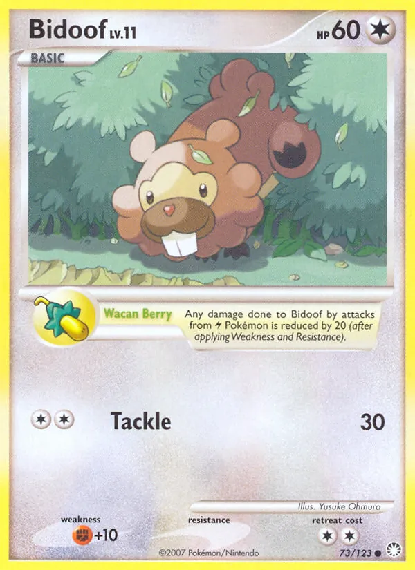 Bidoof, Mysterious Treasures No. 73