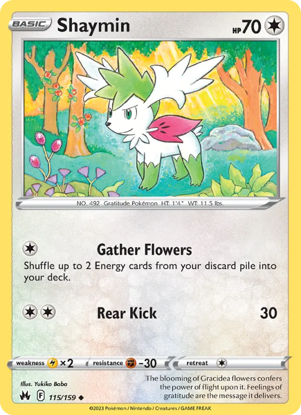 Shaymin, Crown Zenith Nº 115