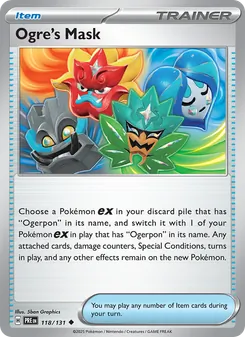 Ogre's Mask, Prismatic Evolutions Nº 118 Normal