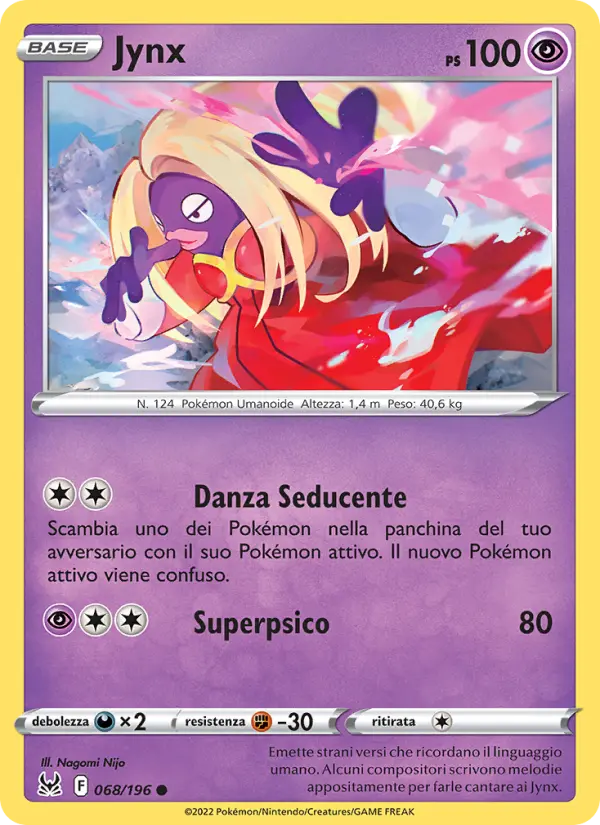 Jynx, Origine Perduta No. 068
