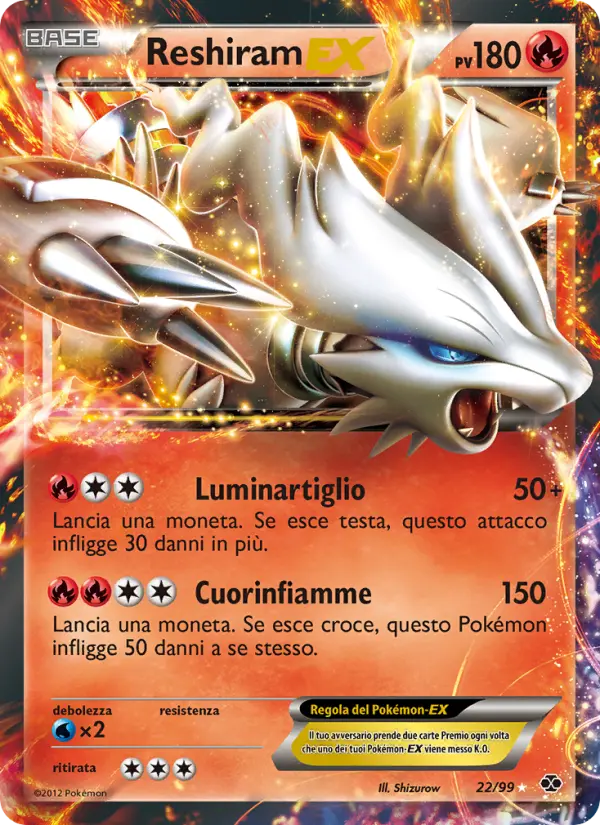 Reshiram-EX, Destini Futuri Nº 22